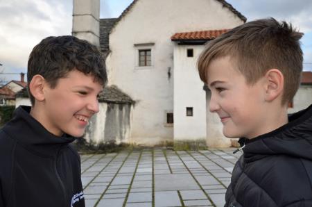 Tadej in Kai v Divači